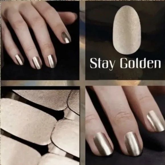 Color Street Nail Polish Strips - Stay Golden NWT - Picture 4 of 5